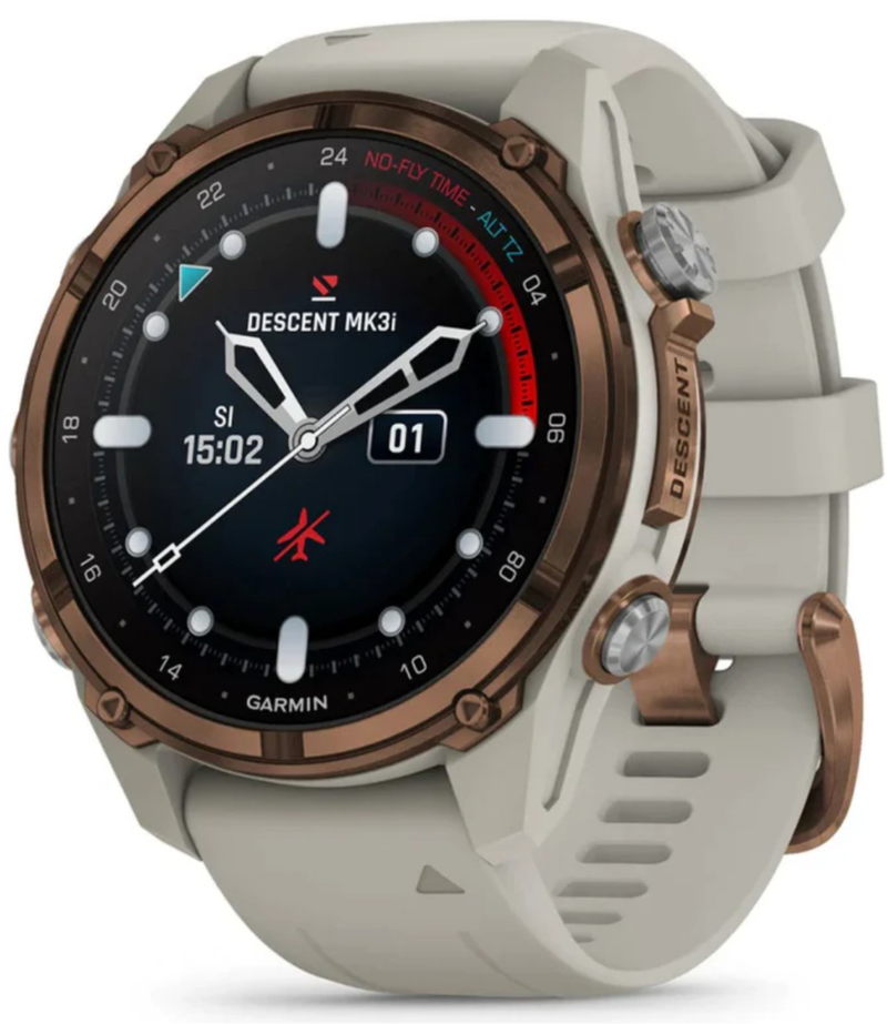 Garmin Descent Mk3 & Mk3i 51 mm & 43 mm, Titanium Dive Computer +extra-long strap | Up to 25 days Battery Life, AMOLED Display, GPS Smartwatch & Wearable4U Gift Bundle