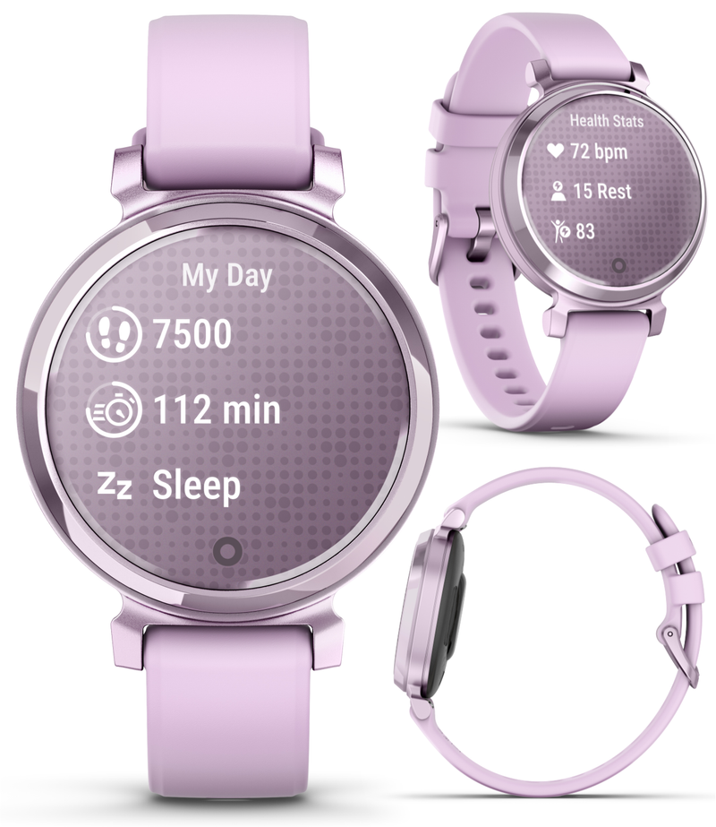 Garmin Lily 2  Women Small Stylish Smartwatch & Fitness tracker | Up to 5 days Battery Life, Health & Wellness Monitoring. with Wearable4U Gift Bundle