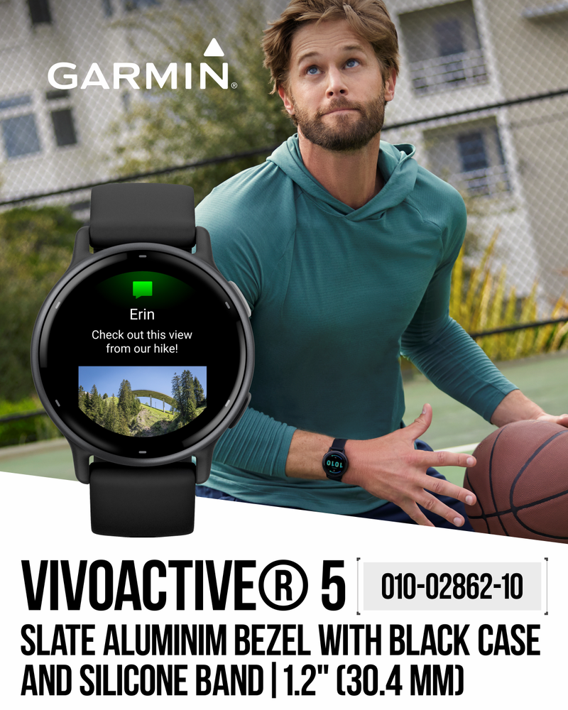 Garmin Vivoactive 5, Health and Fitness GPS Smartwatch, 1.2" AMOLED Display, Up to 11 Days of Battery