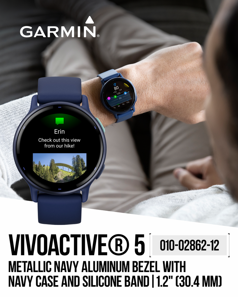 Garmin Vivoactive 5, Health and Fitness GPS Smartwatch, 1.2" AMOLED Display, Up to 11 Days of Battery
