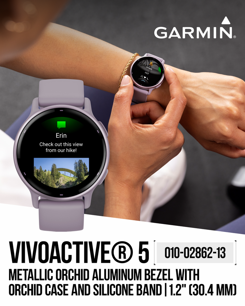 Garmin Vivoactive 5, Health and Fitness GPS Smartwatch, 1.2" AMOLED Display, Up to 11 Days of Battery
