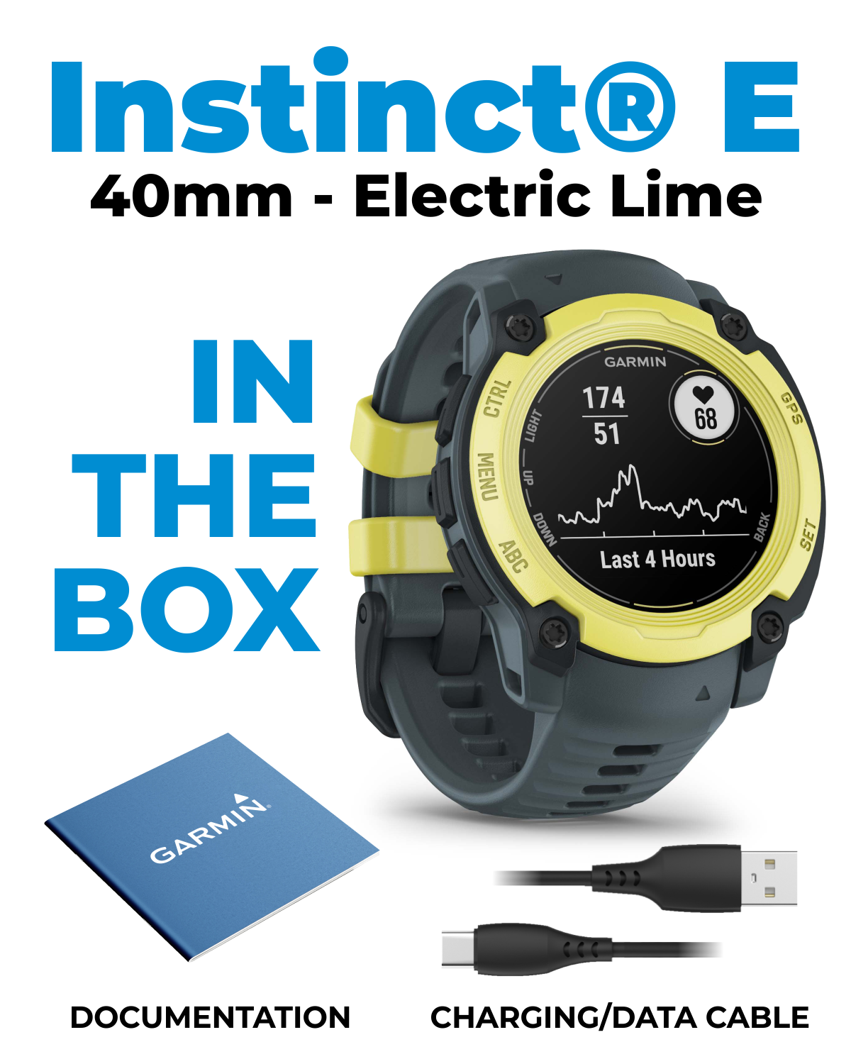 Garmin Instinct E Smartwatch 40mm - GPS, Cardio, Sport Tracking, Autonomia 14 Giorni, Nero - Foto 14