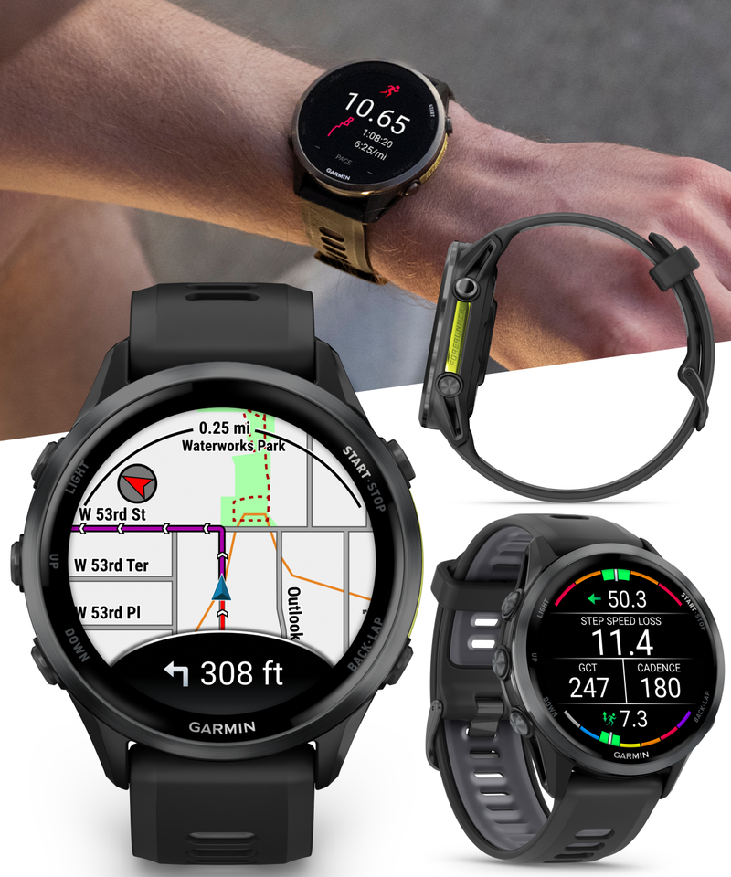 Garmin Forerunner 970 GPS Running Smartwatch Titanium, AMOLED Display, Wearable4U