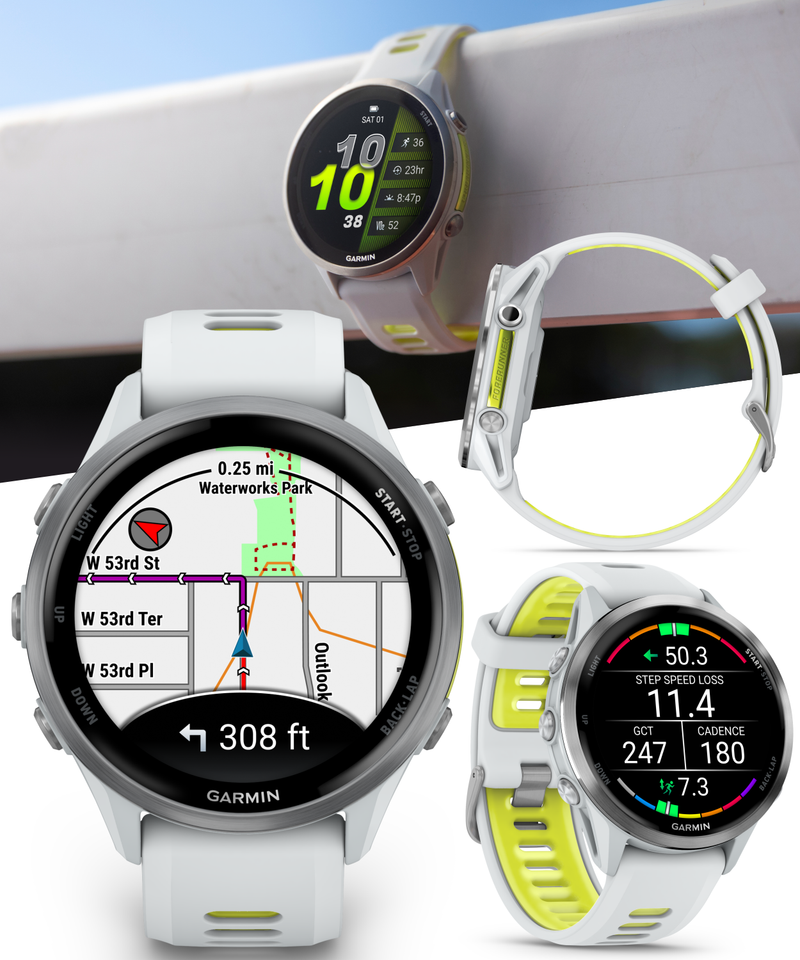 Garmin Forerunner 970 GPS Running Smartwatch Titanium, AMOLED Display, Wearable4U