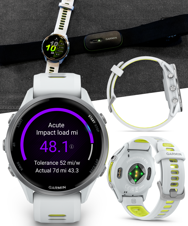 Garmin Forerunner 970 GPS Running Smartwatch Titanium, AMOLED Display, Wearable4U