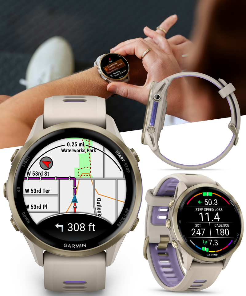 Garmin Forerunner 970 GPS Running Smartwatch Titanium, AMOLED Display, Wearable4U
