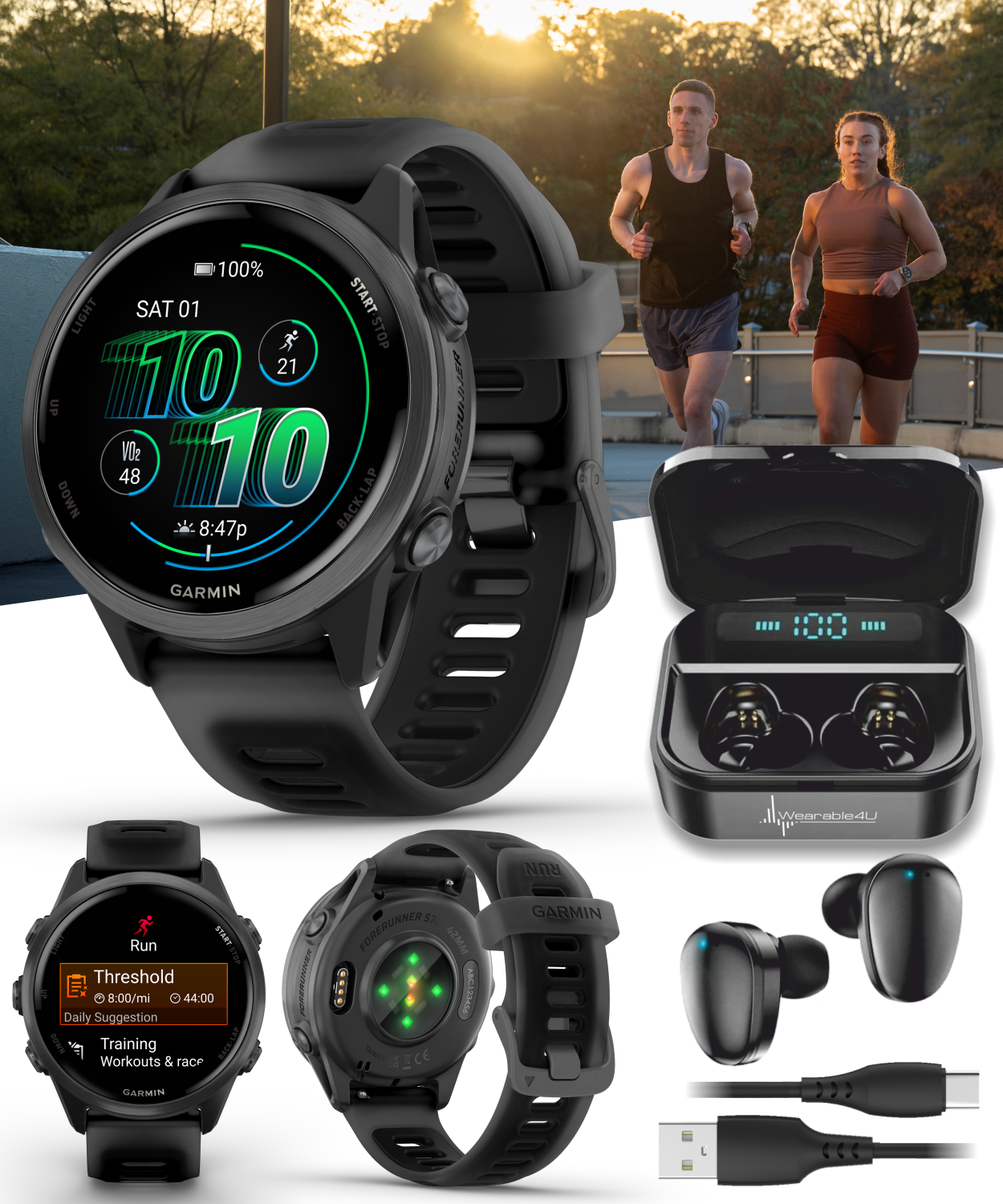 Garmin Forerunner 570 42mm / 47 mm Advanced GPS Running and Garmin Forerunner 570 42mm / 47 mm Advanced GPS Running and