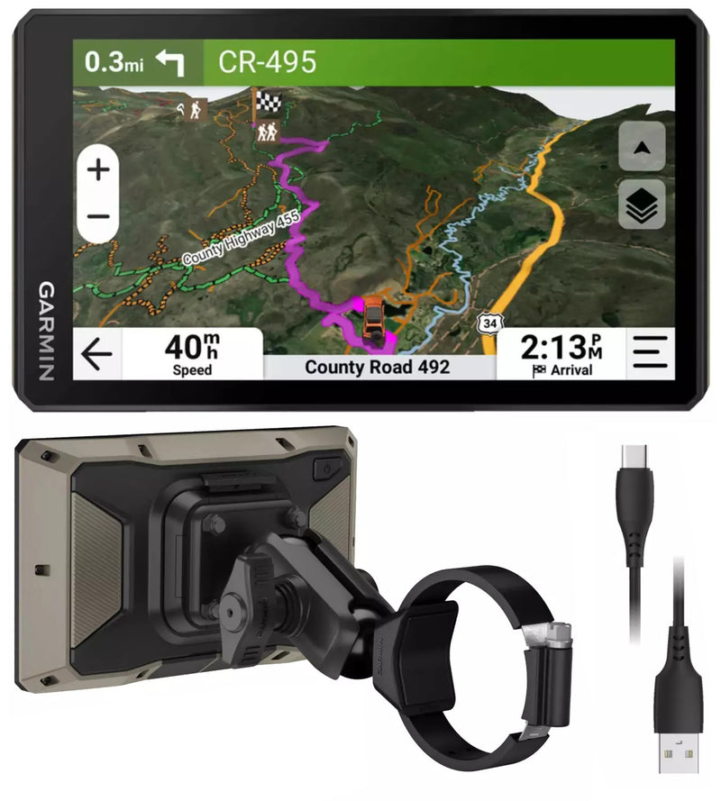 Garmin Tread 2 Powersport Navigator - 6" Glove-Friendly Display, Built for Extreme Weather, Preloaded Mapping, Snowmobile Trails for U.S. and Canada, Wearable4U