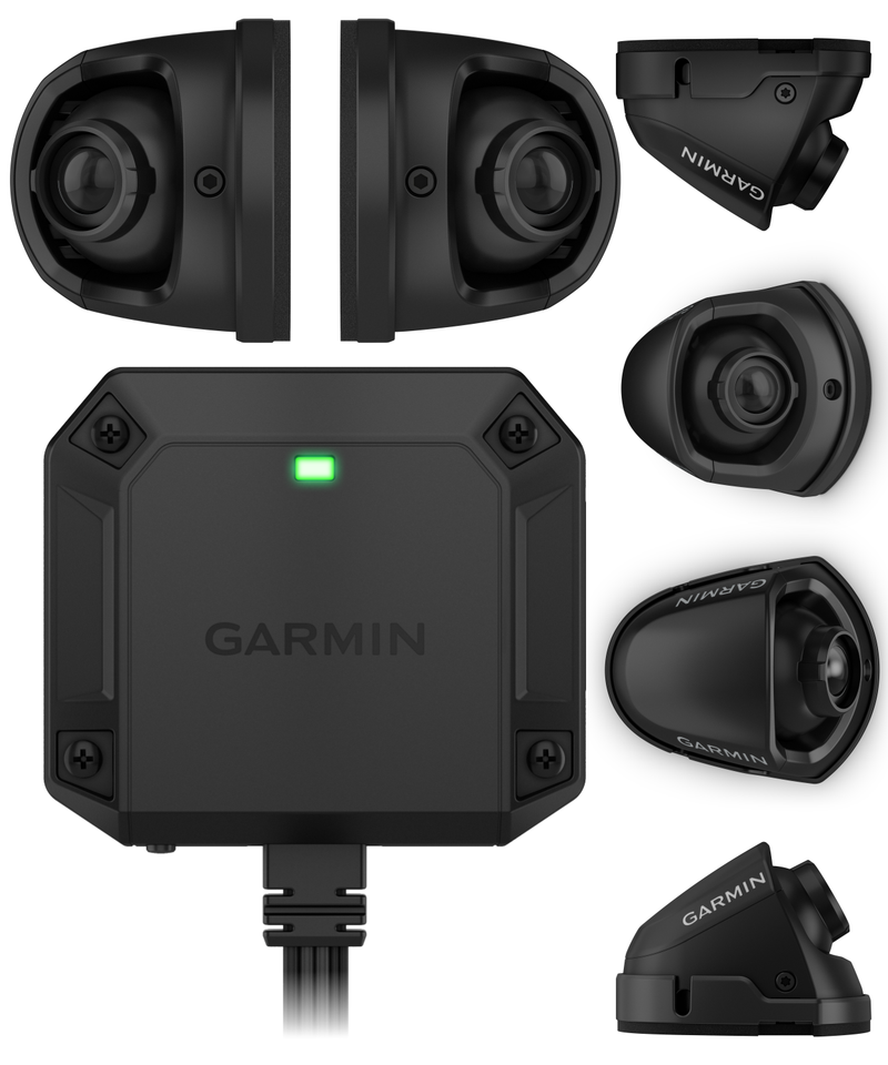 Garmin dezl DualView Camera System, LGV GPS Truck sat nav, Blind spot Monitor, Live View of Your Truck Sides, IPX7 (010-02979-00) w/ Wearable4U Bundle