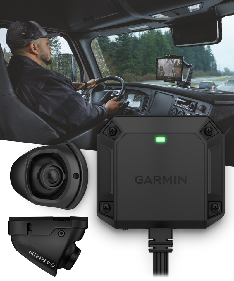 Garmin dezl DualView Camera System, LGV GPS Truck sat nav, Blind spot Monitor, Live View of Your Truck Sides, IPX7 (010-02979-00) w/ Wearable4U Bundle