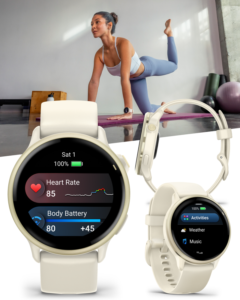 Garmin Vivoactive 6 - Health & Fitness GPS Smartwatch, 1.2" Bright AMOLED Display, Up to 11 Days of Battery | Wearable4U Bundle