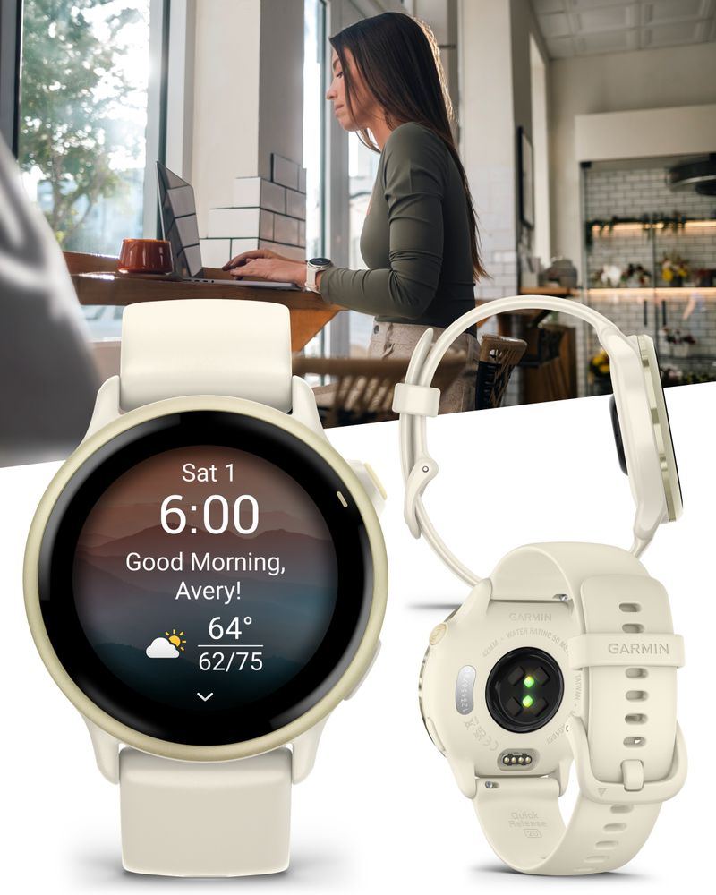 Garmin Vivoactive 6 - Health & Fitness GPS Smartwatch, 1.2" Bright AMOLED Display, Up to 11 Days of Battery | Wearable4U Bundle