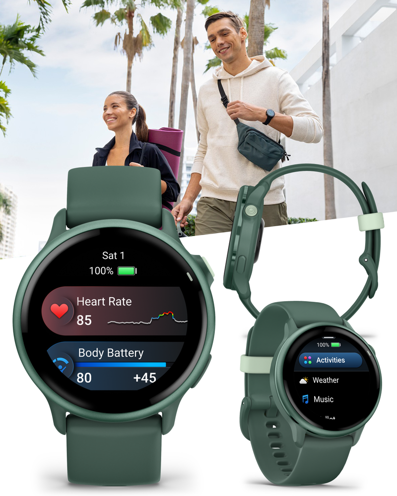 Garmin Vivoactive 6 - Health & Fitness GPS Smartwatch, 1.2" Bright AMOLED Display, Up to 11 Days of Battery | Wearable4U Bundle