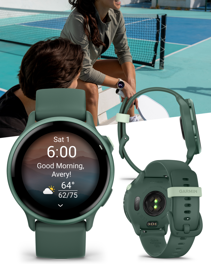 Garmin Vivoactive 6 - Health & Fitness GPS Smartwatch, 1.2" Bright AMOLED Display, Up to 11 Days of Battery | Wearable4U Bundle