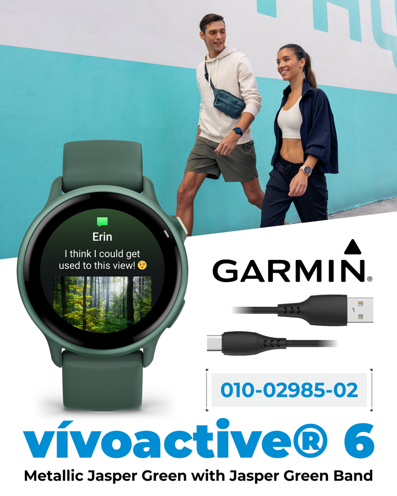 Garmin Vivoactive 6 - Health & Fitness GPS Smartwatch, 1.2" Bright AMOLED Display, Up to 11 Days of Battery | Wearable4U Bundle