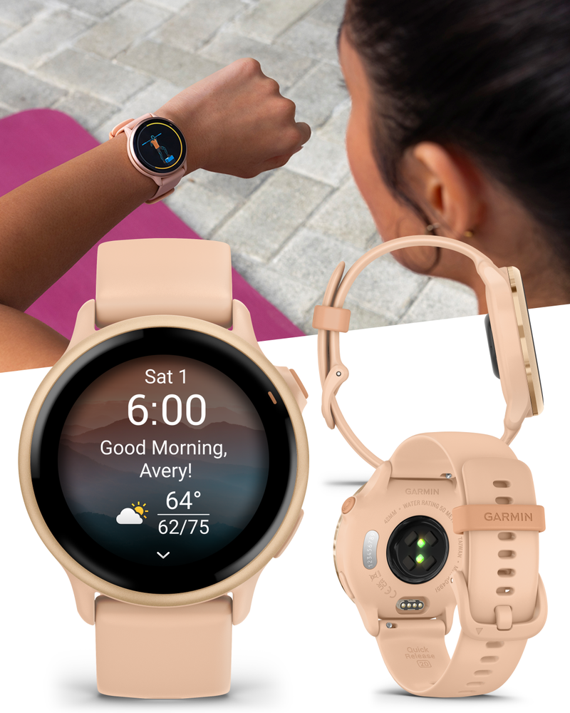 Garmin Vivoactive 6 - Health & Fitness GPS Smartwatch, 1.2" Bright AMOLED Display, Up to 11 Days of Battery | Wearable4U Bundle