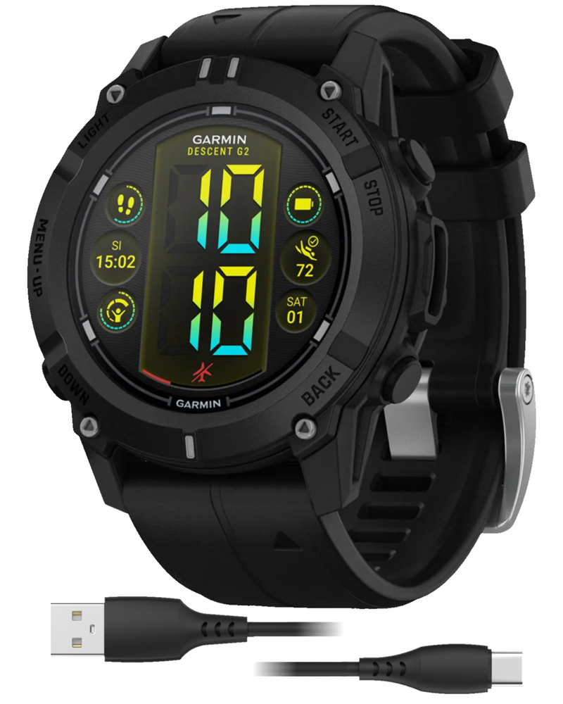 Garmin Descent G2 Watch-style Dive Computer Smartwatch, AMOLED Display, Diving