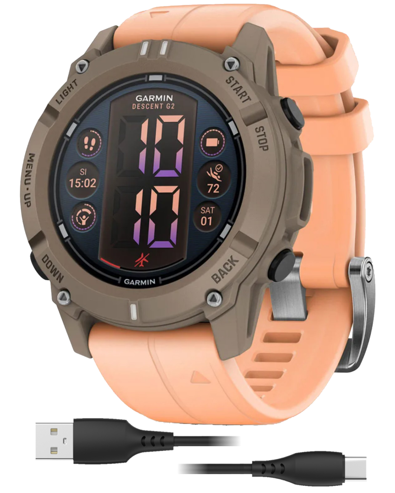 Garmin Descent G2 Watch-style Dive Computer Smartwatch, AMOLED Display, Diving