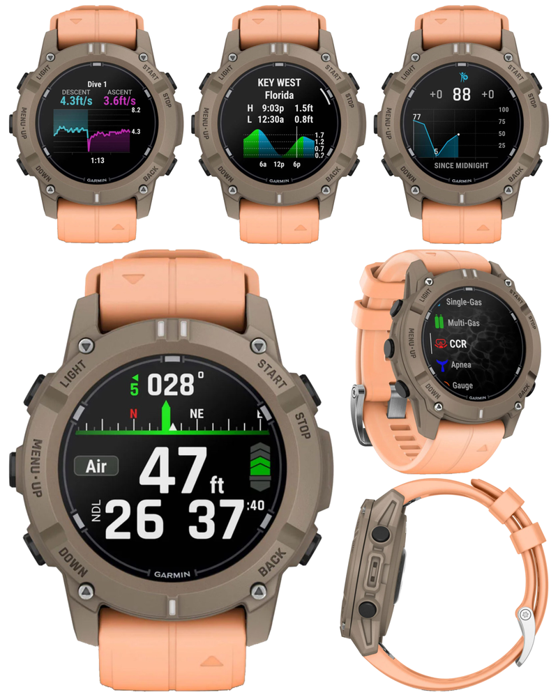 Garmin Descent G2 Watch-style Dive Computer Smartwatch, AMOLED Display, Diving
