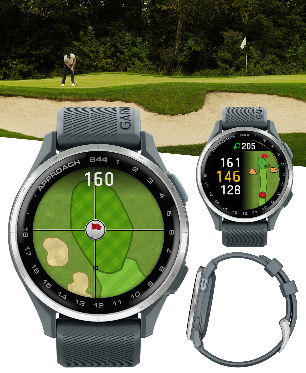 Garmin Approach S44 Golf GPS Smartwatch, Wearable4U – Sports Garmin Approach S44 Golf GPS Smartwatch, Wearable4U – Sports