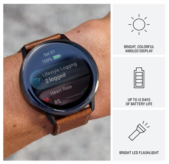 Garmin Venu 4 - 41/45mm AMOLED Advanced Health & Fitness GPS Smartwatch, Bright & Colorful Display, Built-in Flashlight, Up to 10/12 Days Battery Life with Wearable4U Bundle