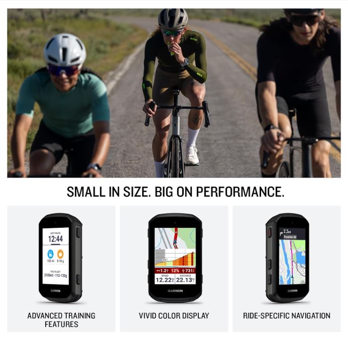 Garmin Edge 550 Compact GPS Cycling Computer, 2.7" Vivid Color Display, Bike-Specific Mapping, Advanced Training & Performance Insights + Silicone Case w/ Wearable4U PowerBank Bundle
