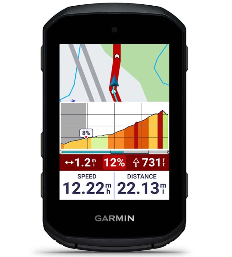 Garmin Edge 550 Compact GPS Cycling Computer, 2.7" Vivid Color Display, Bike-Specific Mapping, Advanced Training & Performance Insights + Silicone Case w/ Wearable4U PowerBank Bundle