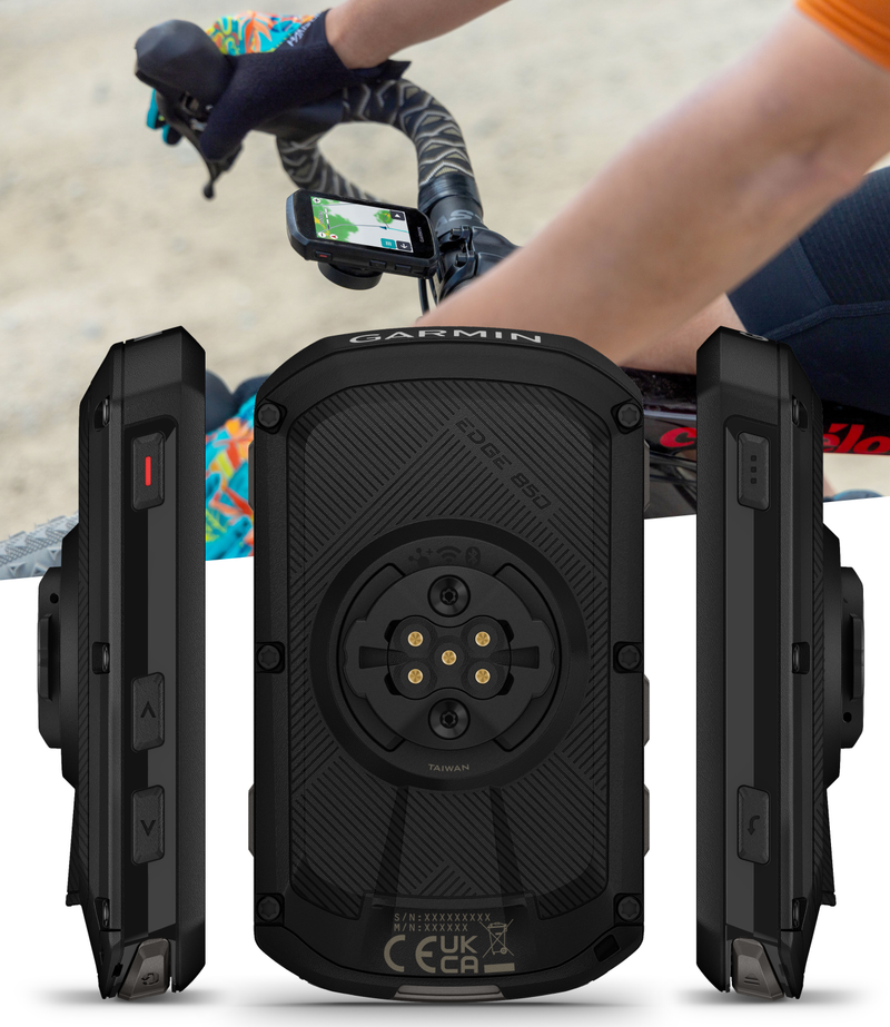 Garmin Edge 850 Compact GPS Cycling Computer, 2.7" Color Touchscreen Display, Bike-Specific Mapping, Advanced Training & Performance Insights + Silicone Case w/ Wearable4U PowerBank Bundle