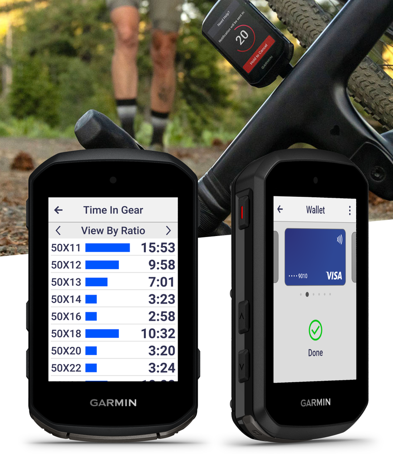 Garmin Edge 850 Compact GPS Cycling Computer, 2.7" Color Touchscreen Display, Bike-Specific Mapping, Advanced Training & Performance Insights + Silicone Case w/ Wearable4U PowerBank Bundle