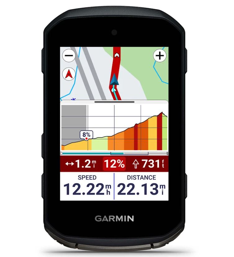 Garmin Edge 850 Compact GPS Cycling Computer, 2.7" Color Touchscreen Display, Bike-Specific Mapping, Advanced Training & Performance Insights + Silicone Case w/ Wearable4U PowerBank Bundle