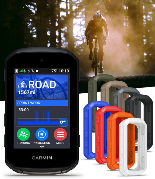 Garmin Edge 850 Compact GPS Cycling Computer, 2.7" Color Touchscreen Display, Bike-Specific Mapping, Advanced Training & Performance Insights + Silicone Case w/ Wearable4U PowerBank Bundle