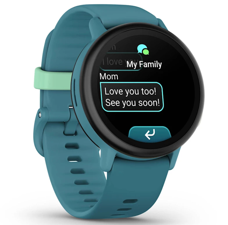 Garmin Bounce 2 Kids Smartwatch with LTE – Two-Way Calling, Text Messaging, Real-Time GPS Tracking, Swim-Friendly AMOLED Display, Music with Wearable4U Bundle