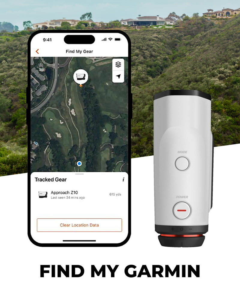 Garmin Approach Z10 Golf Laser Range Finder Up To 350 Yards (010-04328-00) with Wearable4U Bundle