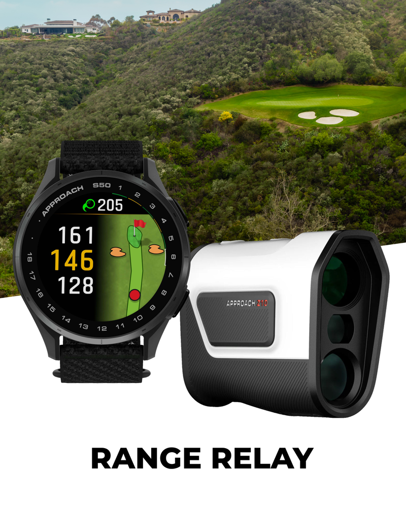Garmin Approach Z10 Golf Laser Range Finder Up To 350 Yards (010-04328-00) with Wearable4U Bundle