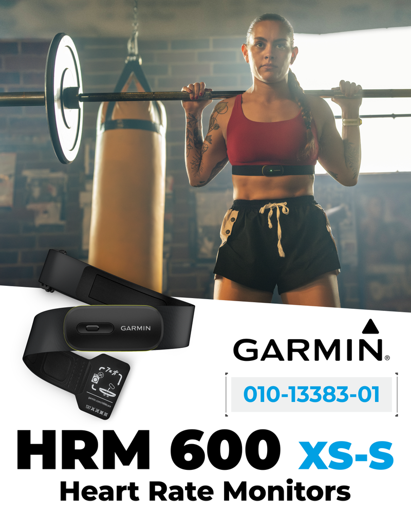 Garmin HRM 600 Premium Heart Rate Monitor with Running Dynamics (XS–S; M-XL) | Compatible with Garmin Smartwatches & Cycling Computers | Wearable4U Bundle