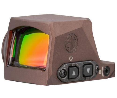 Sig Sauer ROMEO-X Reflex Sight, Enclosed, Pro Footprint, Circle Dot, FDE (SORX1302)