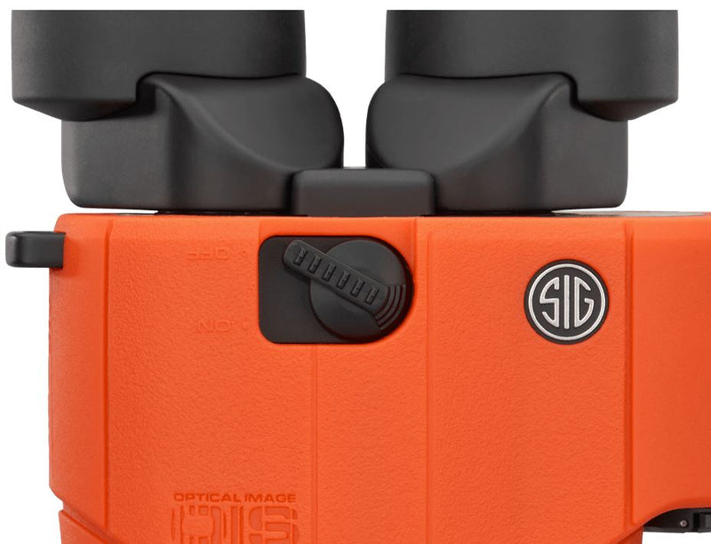 SIG SAUER ZULU6 HDX Marine Image Stabilized Binoculars - HDX Lens System, 10x30mm (SOZ6WP10OR)