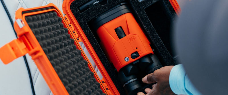 SIG SAUER ZULU6 HDX PRO 18x50mm Marine Image Stabilized Binoculars - OmniScan Stabilization, HDX PRO ED Glass, Polarized Objective Cover (SOZ6WP1850M)