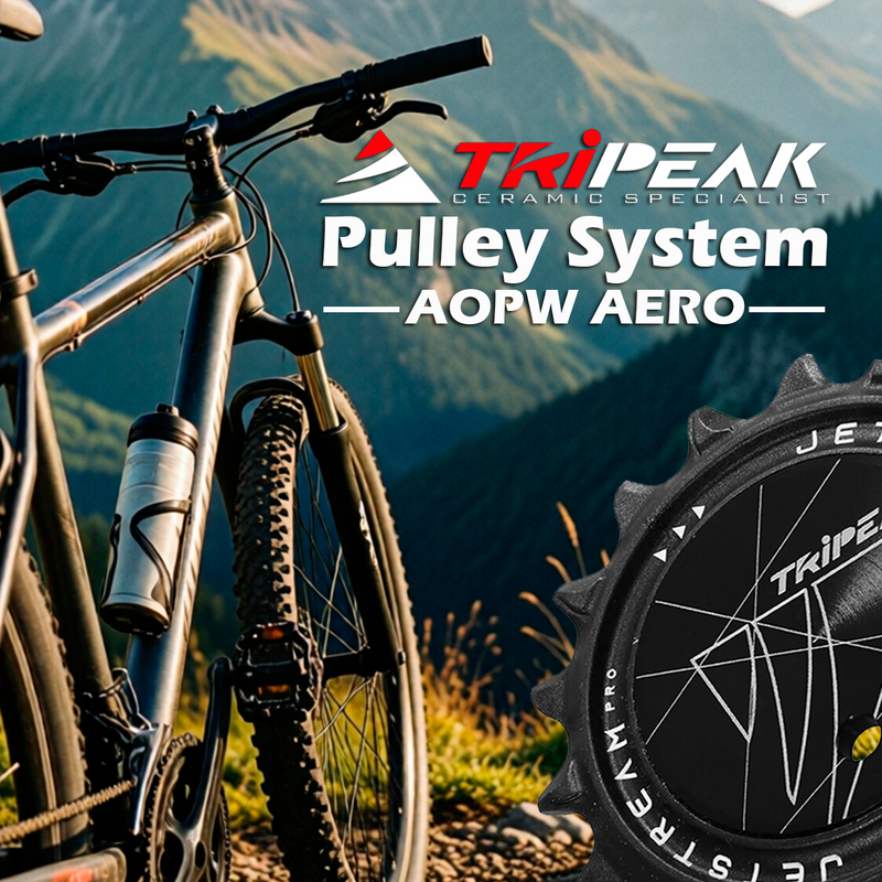 TriPeak Pulley System AOPW AERO, 12/18T for Shimano RD-92xx/81xx/71xx 12s; SRAM AXS RD E1 RED/FORCE 2x12s