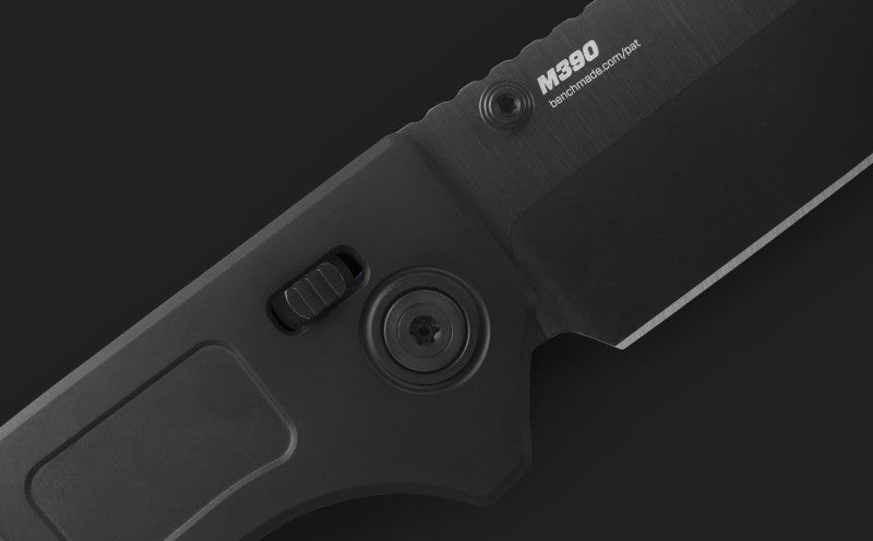 Benchmade 748BK-01 Narrows Black Titanium Drop-Point 3.43" Plain Edge Pocket Knife