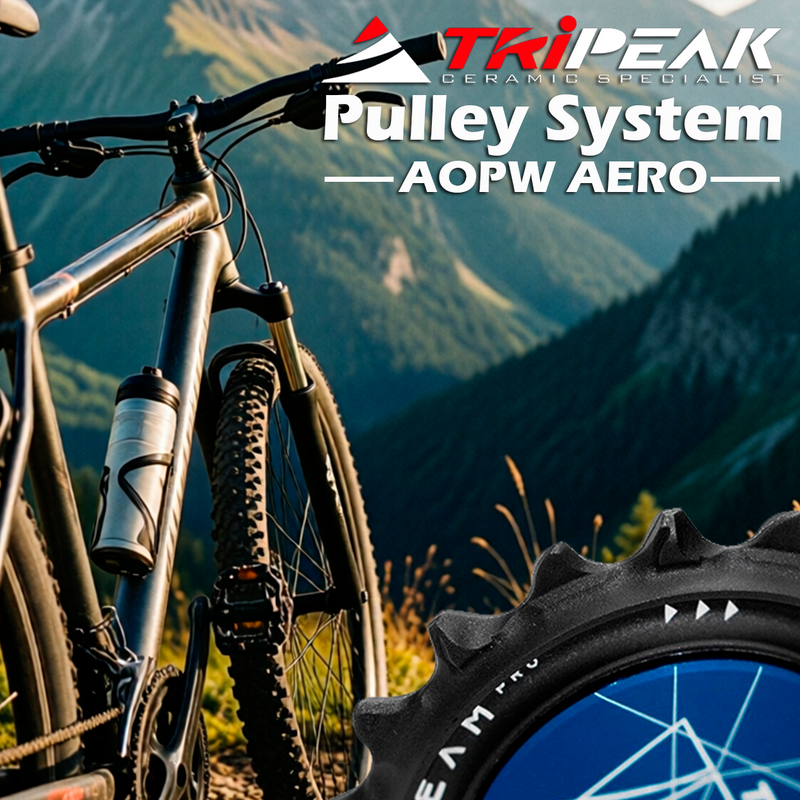TriPeak Pulley System AOPW AERO, 12/18T for Shimano RD-92xx/81xx/71xx 12s; SRAM AXS RD E1 RED/FORCE 2x12s