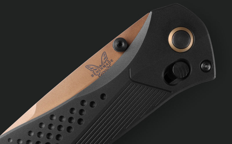 Benchmade Seven Ten Black Aluminum 710 Limited 4" Drop-Point Folding Knife (710FE-2401)