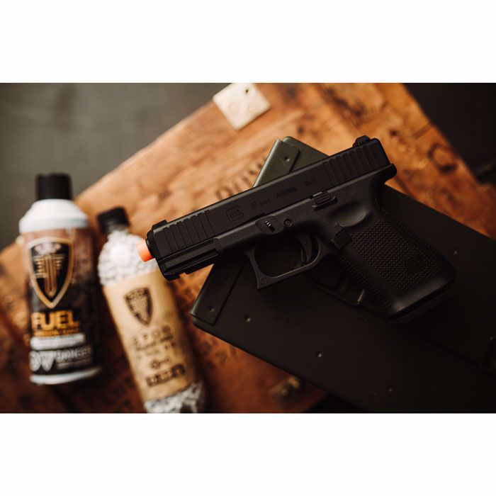 Umarex Glock Gen5 G19 Blowback Airsoft Pistol – 6mm BB, Green Gas, Black – 2276365