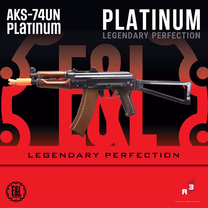 Umarex E&L AKS-74UN Platinum AEG 6mm 2.0 ETU MOSFET Airsoft Rifle (2277006)