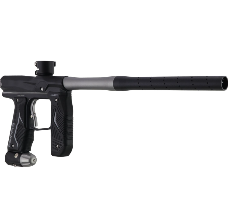 Tippmann Empire Axe 2.0 .68 Caliber Paintball Marker Dust Black / Dust Grey (16983) with Hawki HPA Tank 48ci and 500x Paintballs Bundle