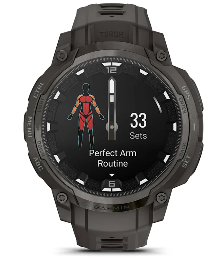 Garmin Instinct Crossover 1.2" AMOLED Sapphire Rugged Hybrid GPS Smartwatch (Various Models, incl. Tactical Edition), Analog Hands,  Health & Wellness Monitoring | Wearable4U Bundle