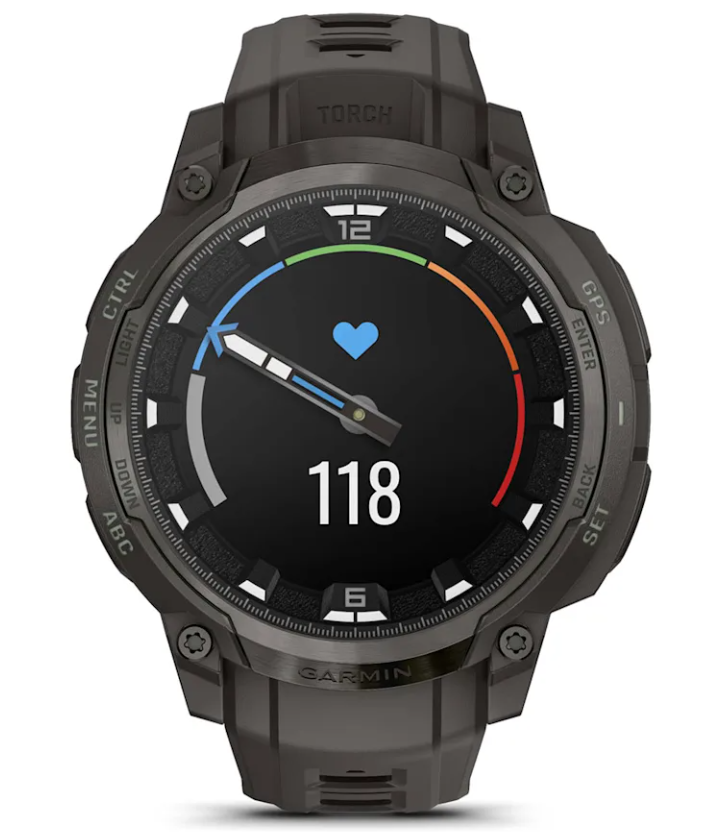 Garmin Instinct Crossover 1.2" AMOLED Sapphire Rugged Hybrid GPS Smartwatch (Various Models, incl. Tactical Edition), Analog Hands,  Health & Wellness Monitoring | Wearable4U Bundle