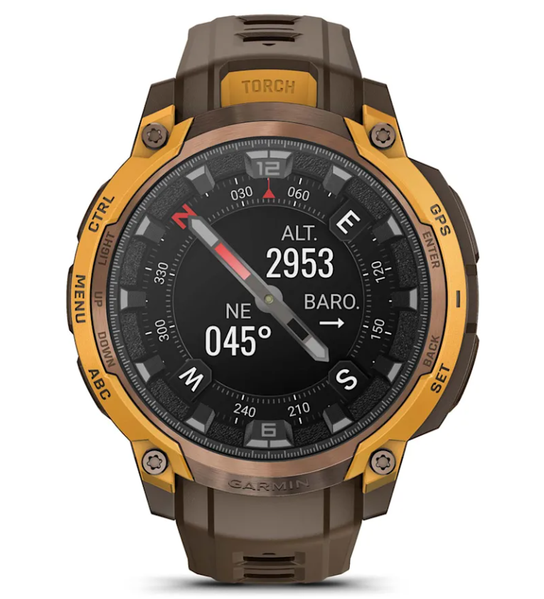 Garmin Instinct Crossover 1.2" AMOLED Sapphire Rugged Hybrid GPS Smartwatch (Various Models, incl. Tactical Edition), Analog Hands,  Health & Wellness Monitoring | Wearable4U Bundle