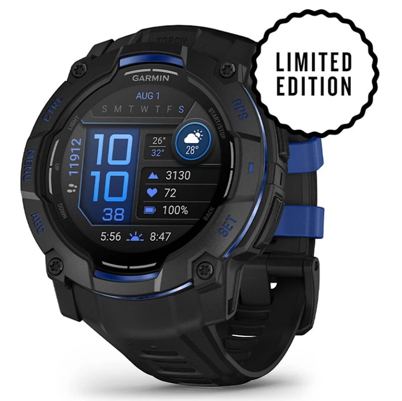 Garmin Instinct 3 Rugged Outdoor GPS Smartwatch – 45/50mm AMOLED & SOLAR, Supernova Collection, Limited Edition Color, Health & Fitness Tracking | Werable4U Bundle
