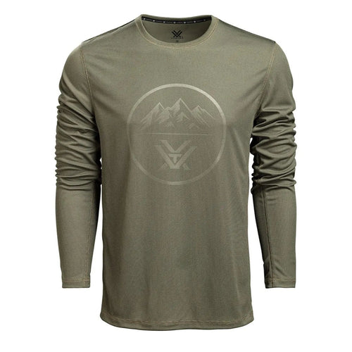 Vortex Optics Three Peaks Performance Grid Men Long Sleeve Shirt